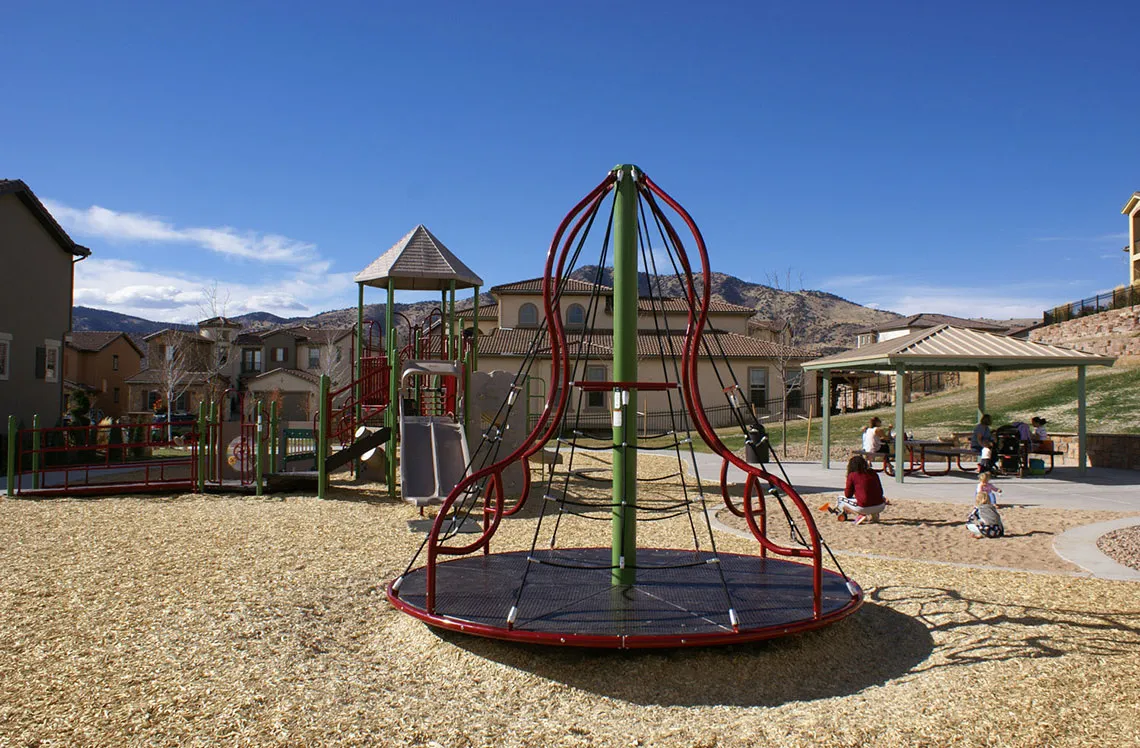 Rope spin climber at Solterra Filing 12 Park